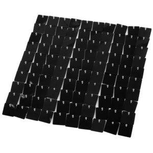 Panel cekinowy 30 x 30 czarny błyszczący