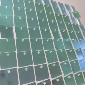 Panel cekinowy 30 x 30 HOLO turkusowy (mieniący się)